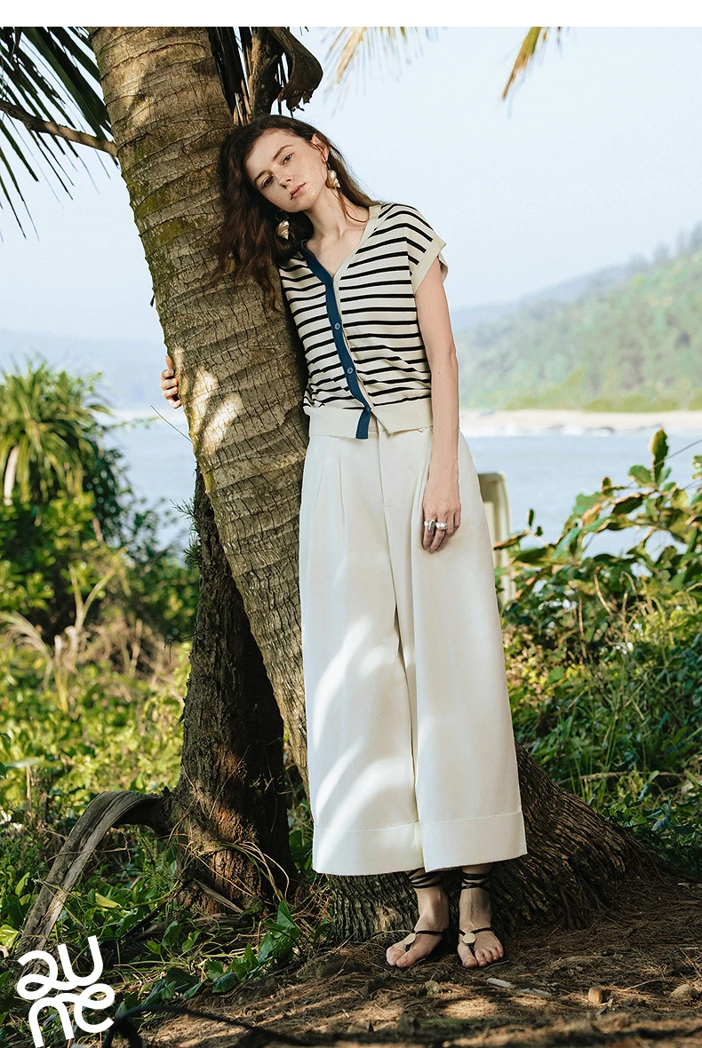 TOYOUTH Women Casual Pants 2025 Summer New Lyocell Long Pants
