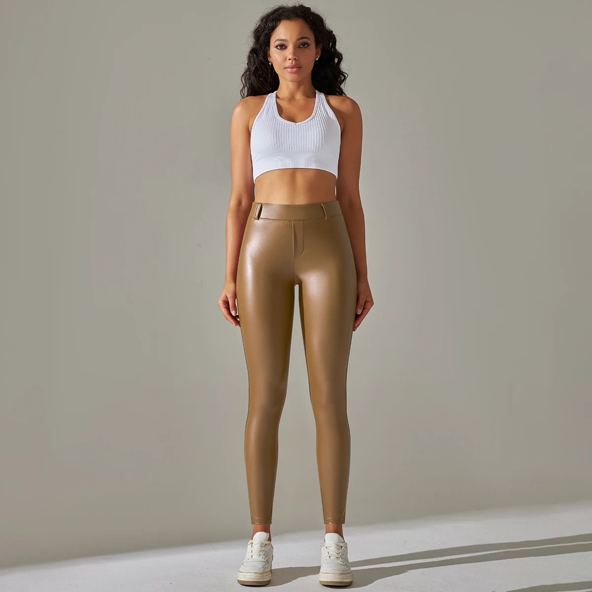 Trendy New WOMEN'S Leggings High Waisted Tight and Sexy Leather Pants Colorful Yoga Pants for Women