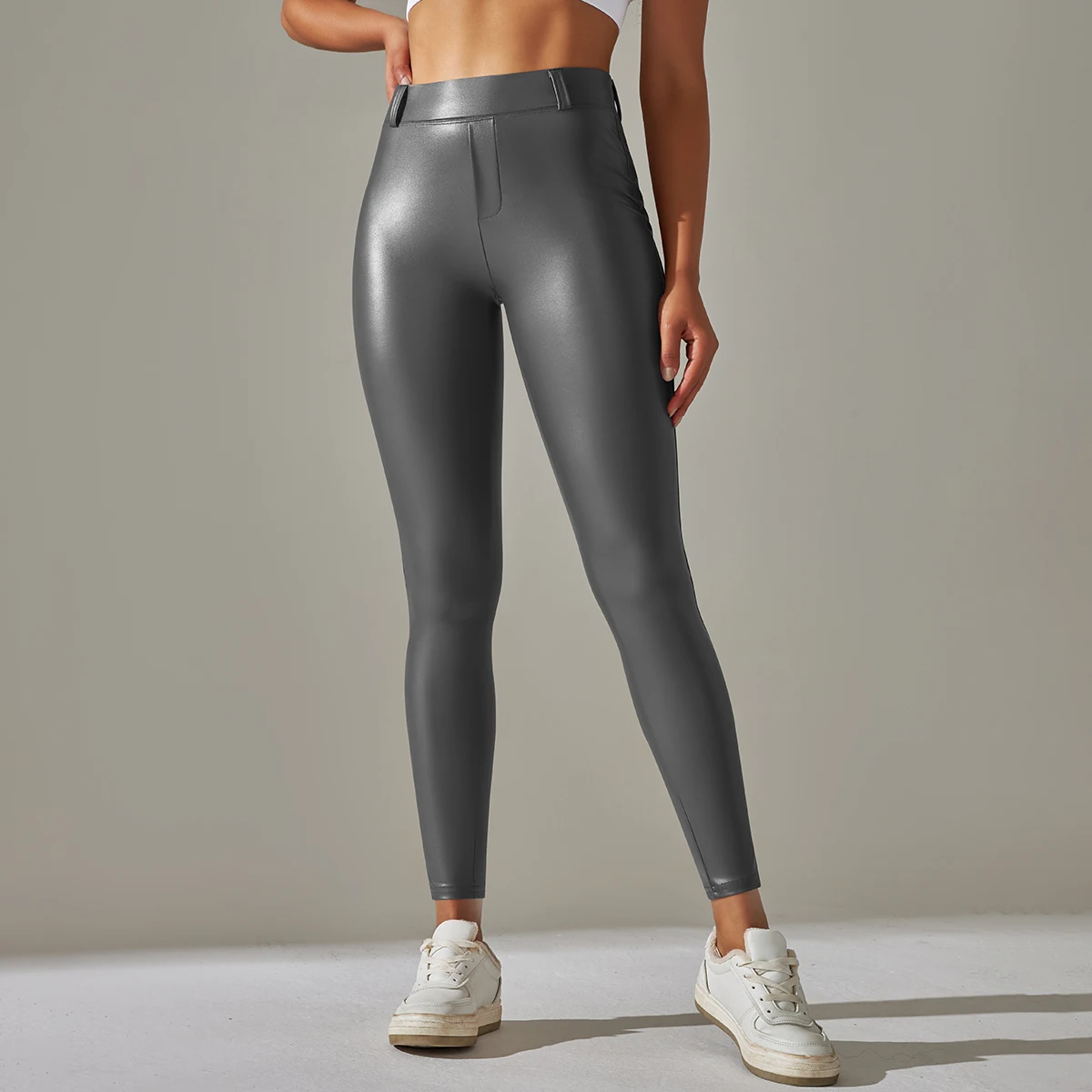 Trendy New WOMEN'S Leggings High Waisted Tight and Sexy Leather Pants Colorful Yoga Pants for Women