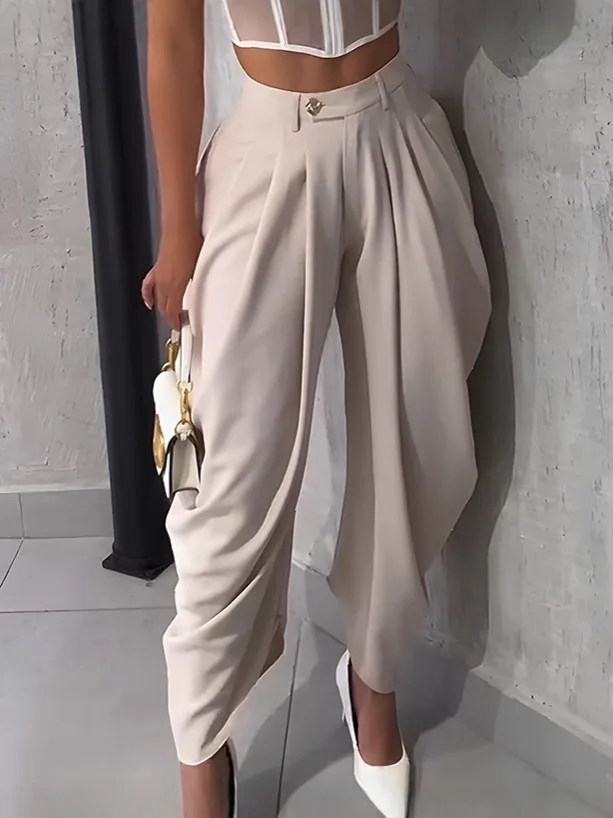 GLCMYAYA Women High Waist Jogger Loose Long Harlen Pants 2025 Fall Autumn OL Work Fashion Active Casual Street Trousers