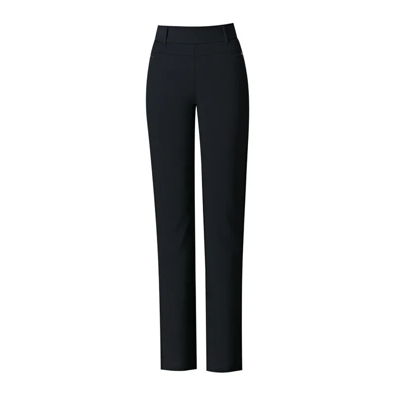 Black Women's High Waist Stretch Suit Pants, Fashion Slim Trousers, Purple Green Brown Pantalones, Asian Size M-6XL