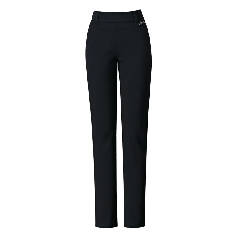 Black Women's High Waist Stretch Suit Pants, Fashion Slim Trousers, Purple Green Brown Pantalones, Asian Size M-6XL
