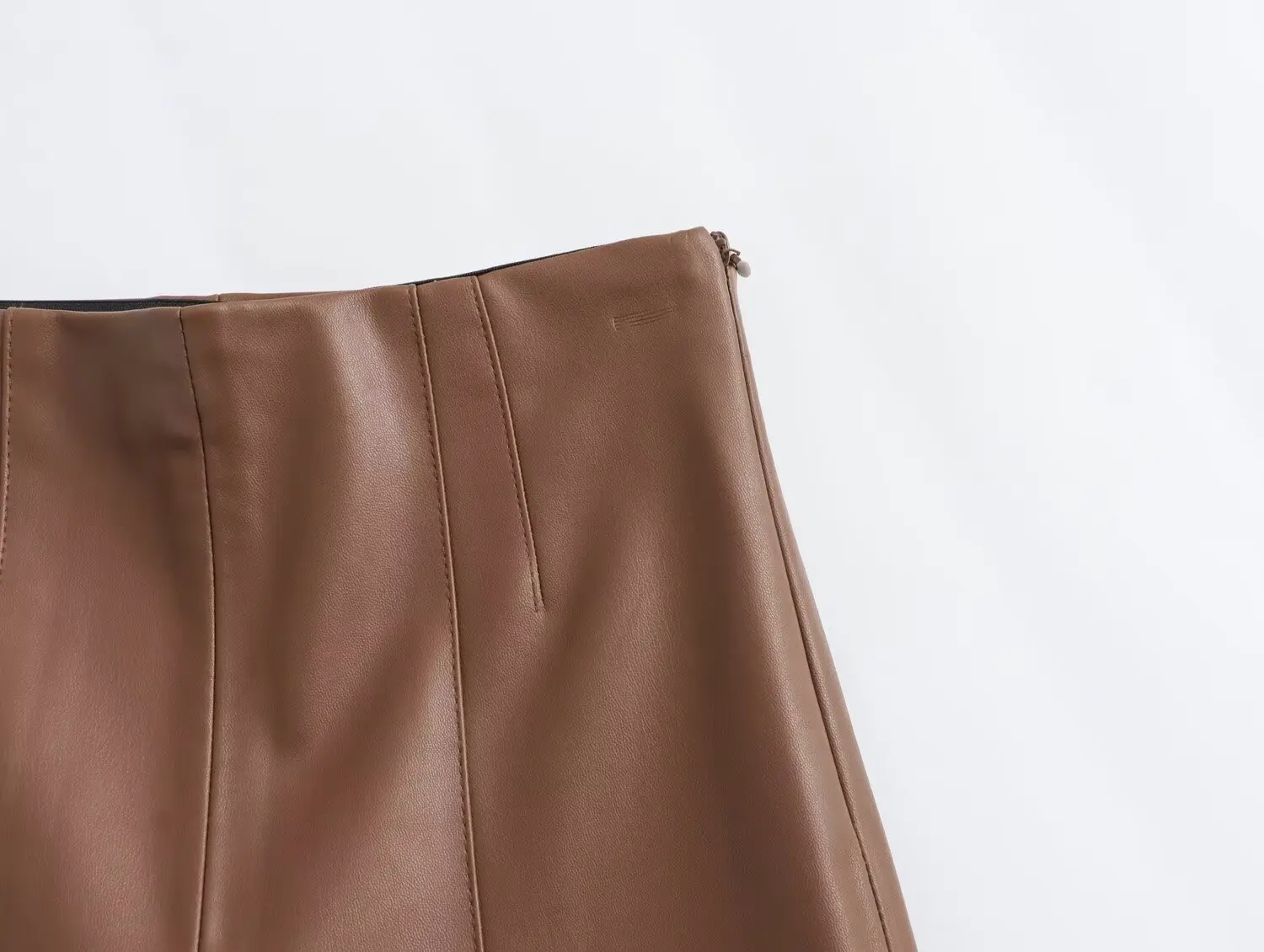HH 2024 Women's Faux Leather Pants High Waist Straight Leg Trousers Fashion Female Streetwear Stylish Stretch Pencil Pants