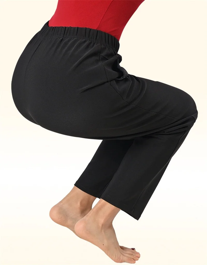 Autumn Winter Women Pants New Elastic High Waist Straight Pants Middle Elderly Mom Casual Pants Oversize XL- 9XL Female Trousers