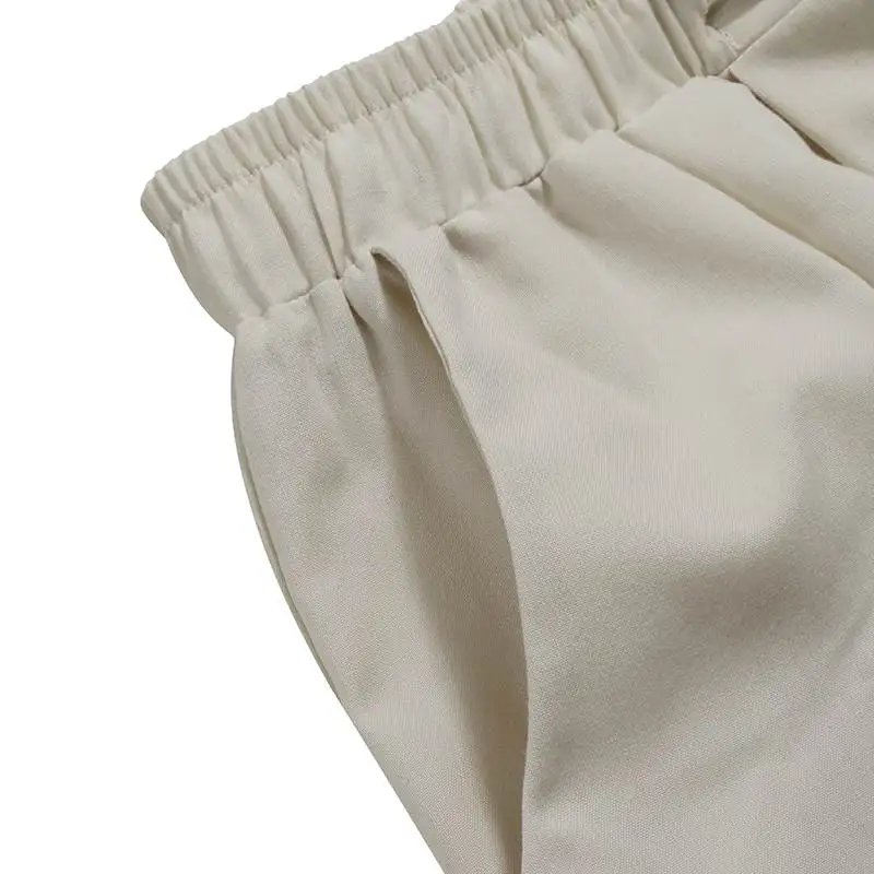ZANZEA Elegant Women's Wide Leg Pants Autumn Trousers Casual Drawstring Pantalon Palazzo Female Elastic Waist Turnip Oversized