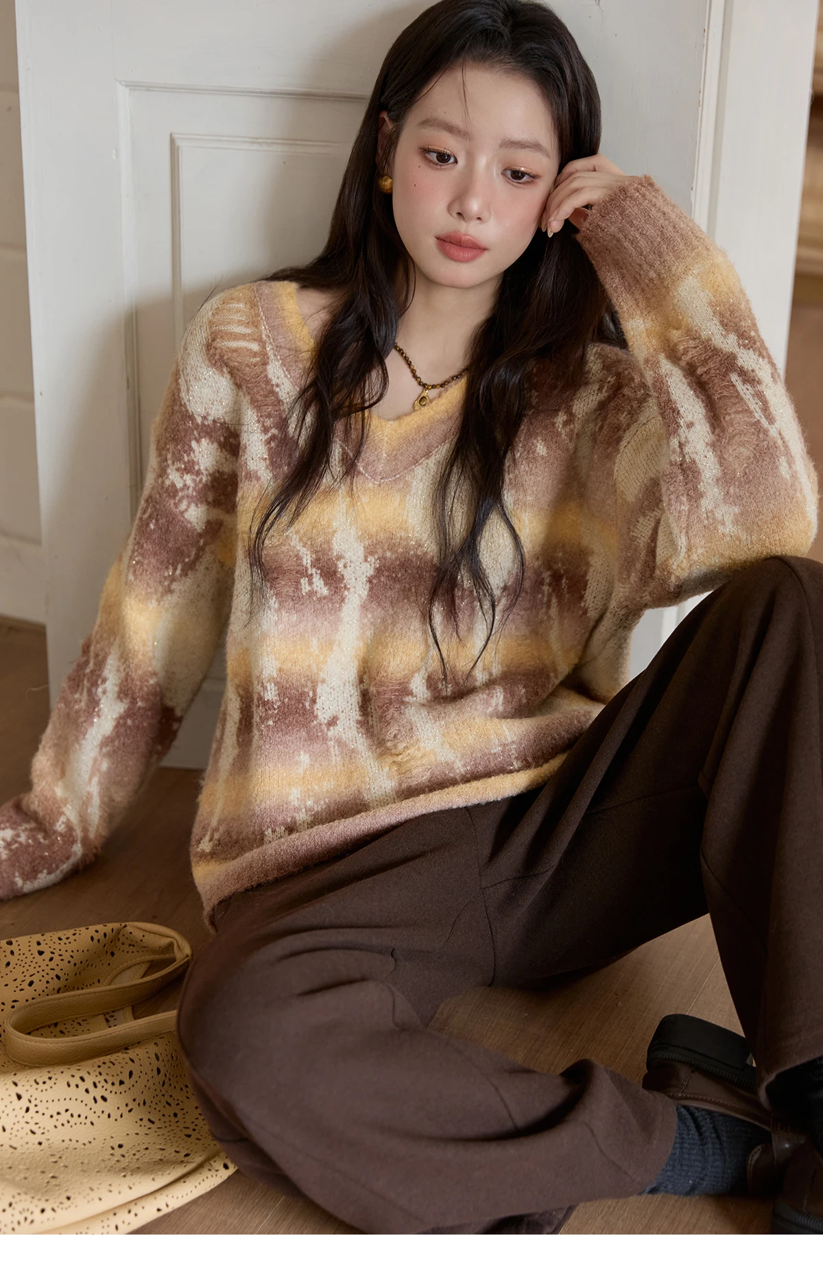 MISHOW Casual Pants for Women 2026 New Fashion Solid Loose Wide-leg Pants Commute Comfortable Women's Winter Pants MXE51K1093