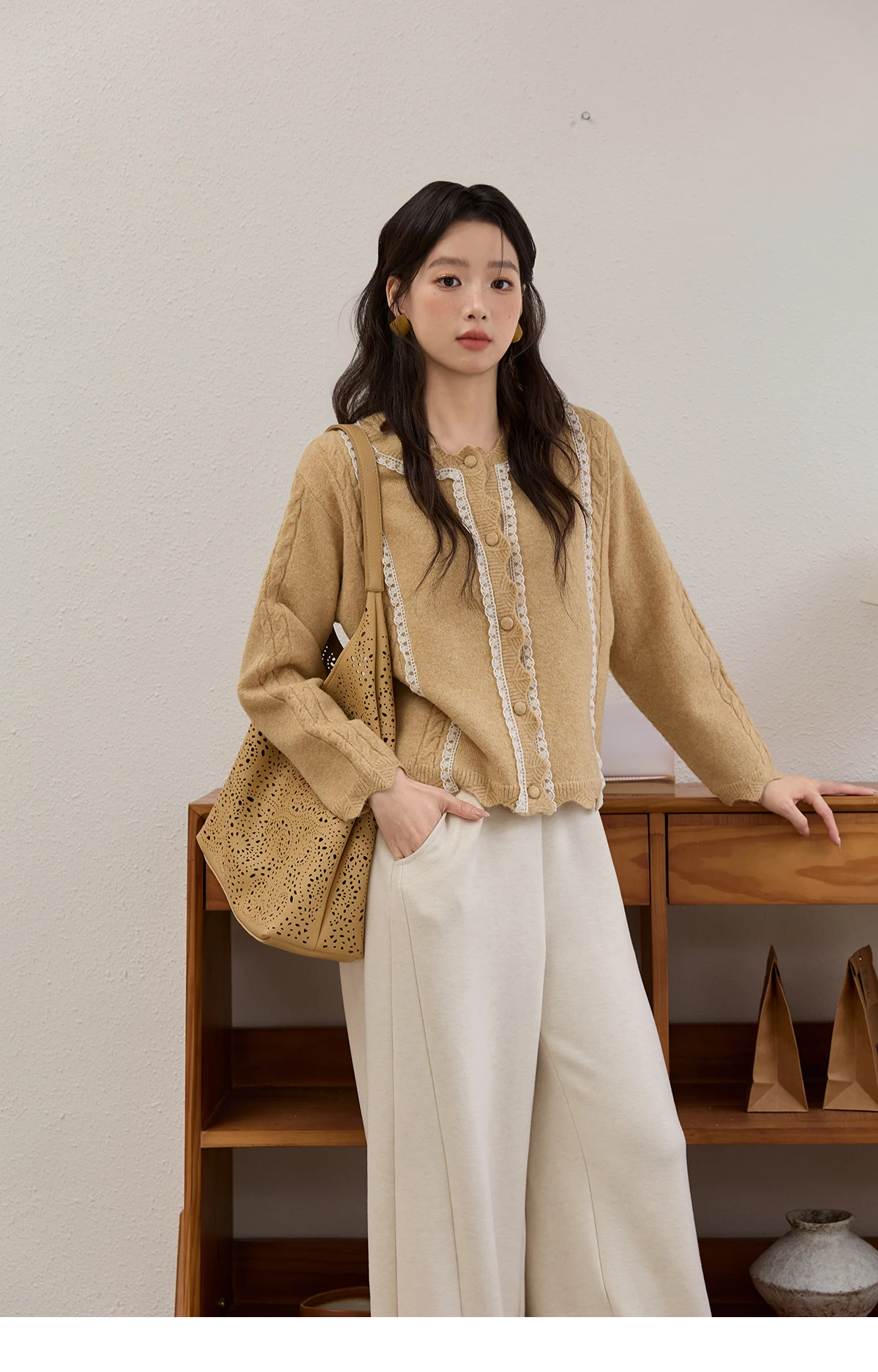 MISHOW Casual Pants for Women 2026 New Fashion Solid Loose Wide-leg Pants Commute Comfortable Women's Winter Pants MXE51K1093