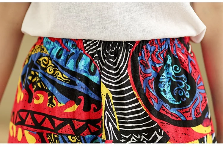 oversized Y2K floral high Waist Casual loose Summer wide leg Cross Pants Women Trousers 2025