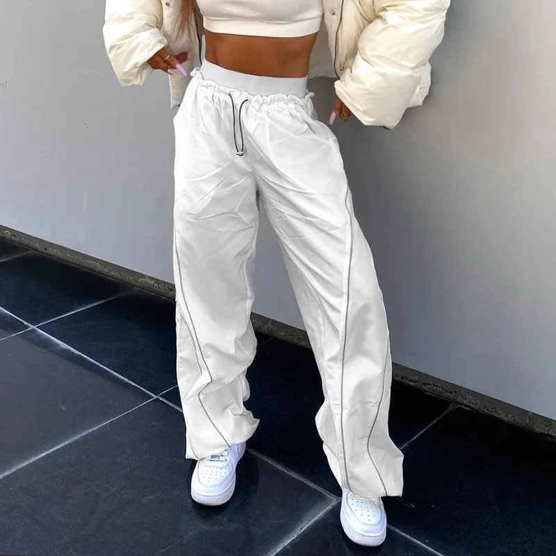 Spring Summer Sweatpant Women Baggy Harem Pants Wide Leg Sweatpants Casual Harajuku Joggers Woman High Waist Trousers Y2k Trendy