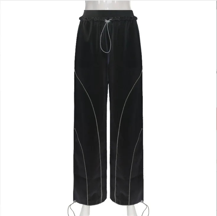 Spring Summer Sweatpant Women Baggy Harem Pants Wide Leg Sweatpants Casual Harajuku Joggers Woman High Waist Trousers Y2k Trendy