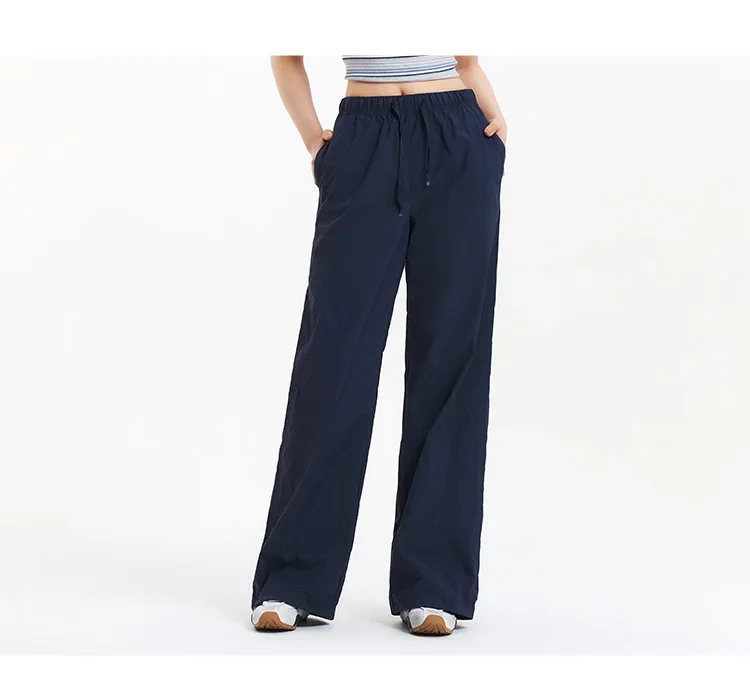 Semir Casual Pants Women Moisture Wicking Relaxed Fit Wide Leg 2025 New Summer Cool Feeling Sun Protection Long Pants
