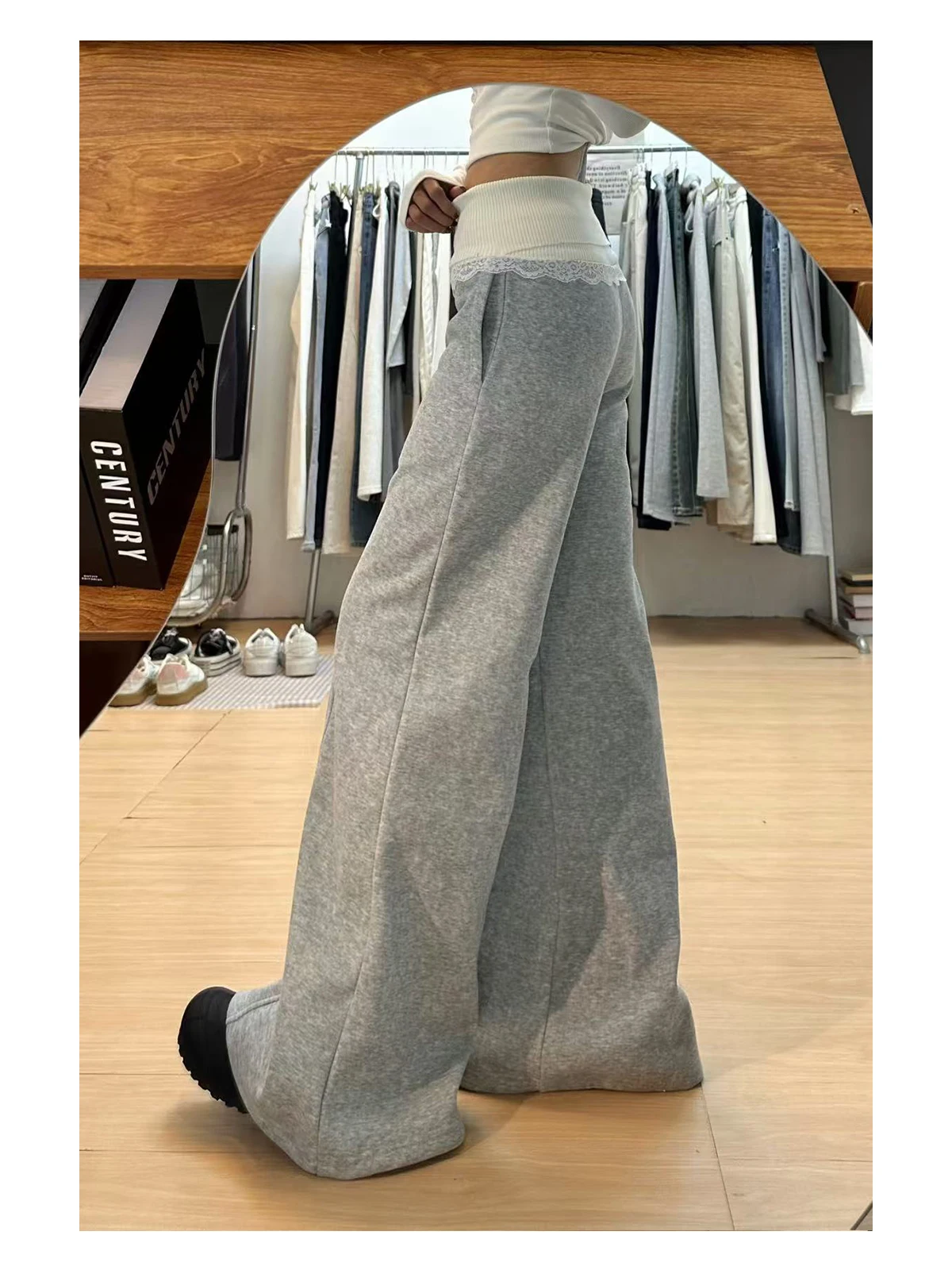 Y2K Harajuku Pants Women Streetwear 2000S Baggy Sweatpants Vintage 90S Retro High Waist Wide Leg Jogger Trousers Clothes New