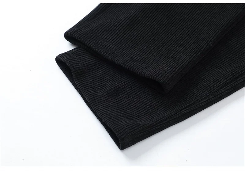 High Quality Corduroy Straight Trousers Women Autumn Winter Oversize 8XL Mother Pants Fleece Thicke Warm Casual Pants Female New