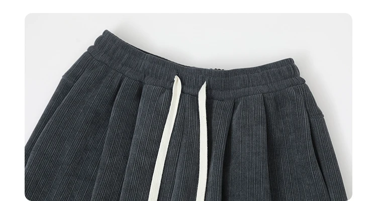 CHIC VEN Women Pant Loose Retro High Waisted Casual Wide Leg Pants Solid Plush Thick Warm Female Trousers Spring Autumn 2024