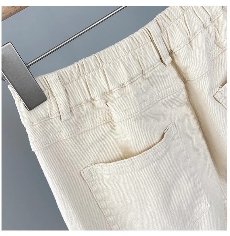 2026New Korean High Waist Denim pants Women's Autumn Casual Loose Khaki Harun pants Female Trousers Ladies