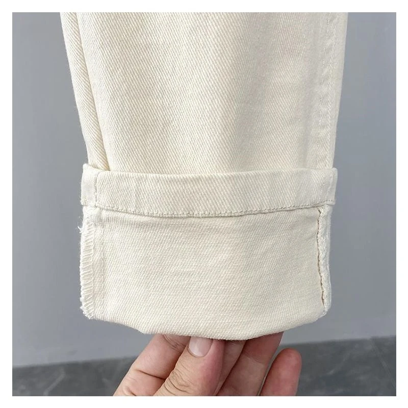 2026New Korean High Waist Denim pants Women's Autumn Casual Loose Khaki Harun pants Female Trousers Ladies