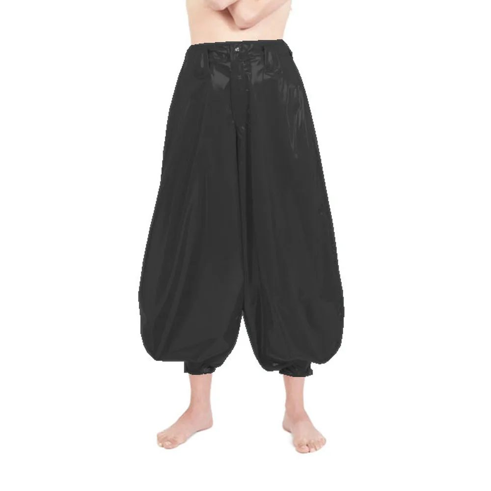 Punk High Waist PVC Harem Pants, Shiny Leather, Club Party Lantern Pants, Streetwear, Classic Tobi Pants, Dance Bloomers, 7XL