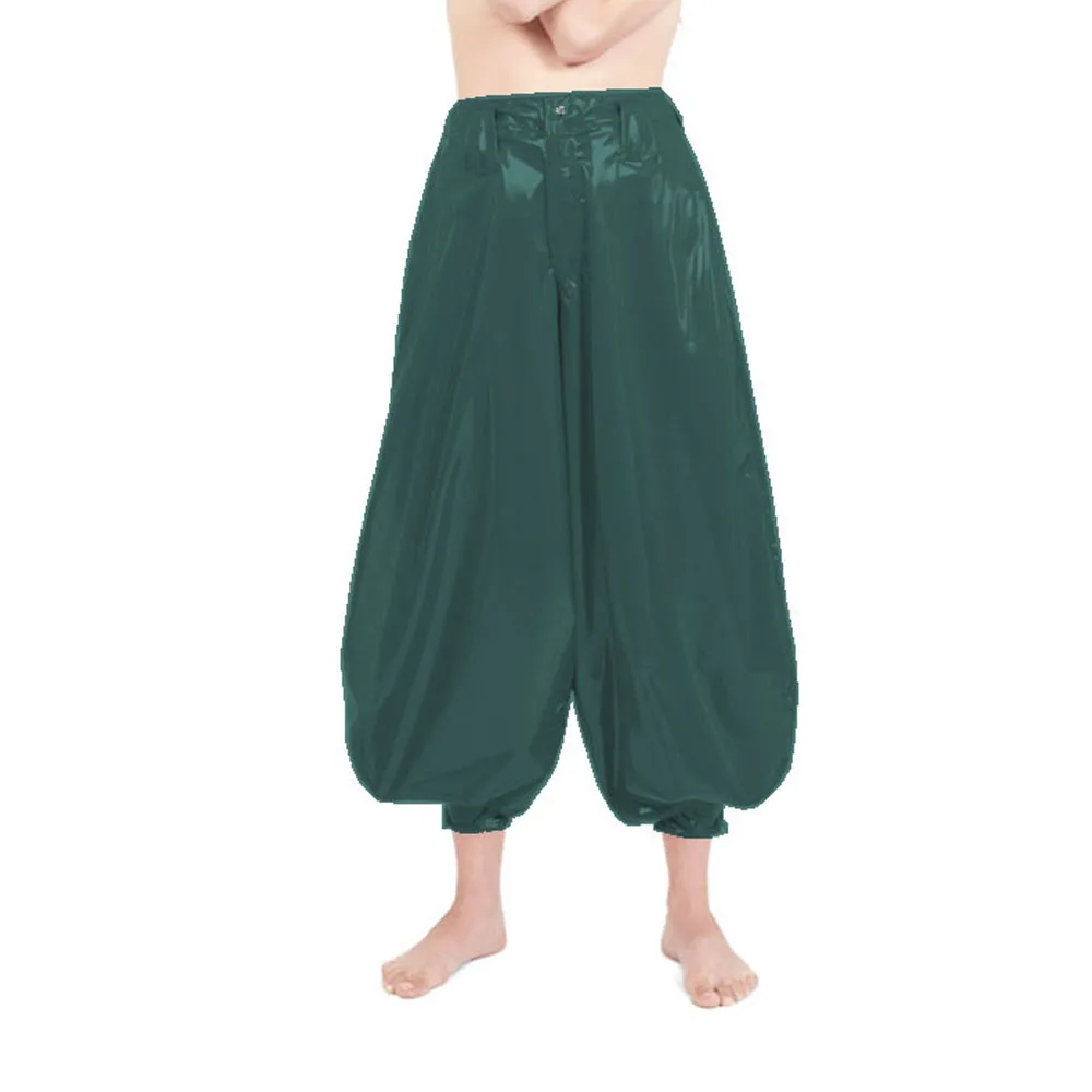 Punk High Waist PVC Harem Pants, Shiny Leather, Club Party Lantern Pants, Streetwear, Classic Tobi Pants, Dance Bloomers, 7XL