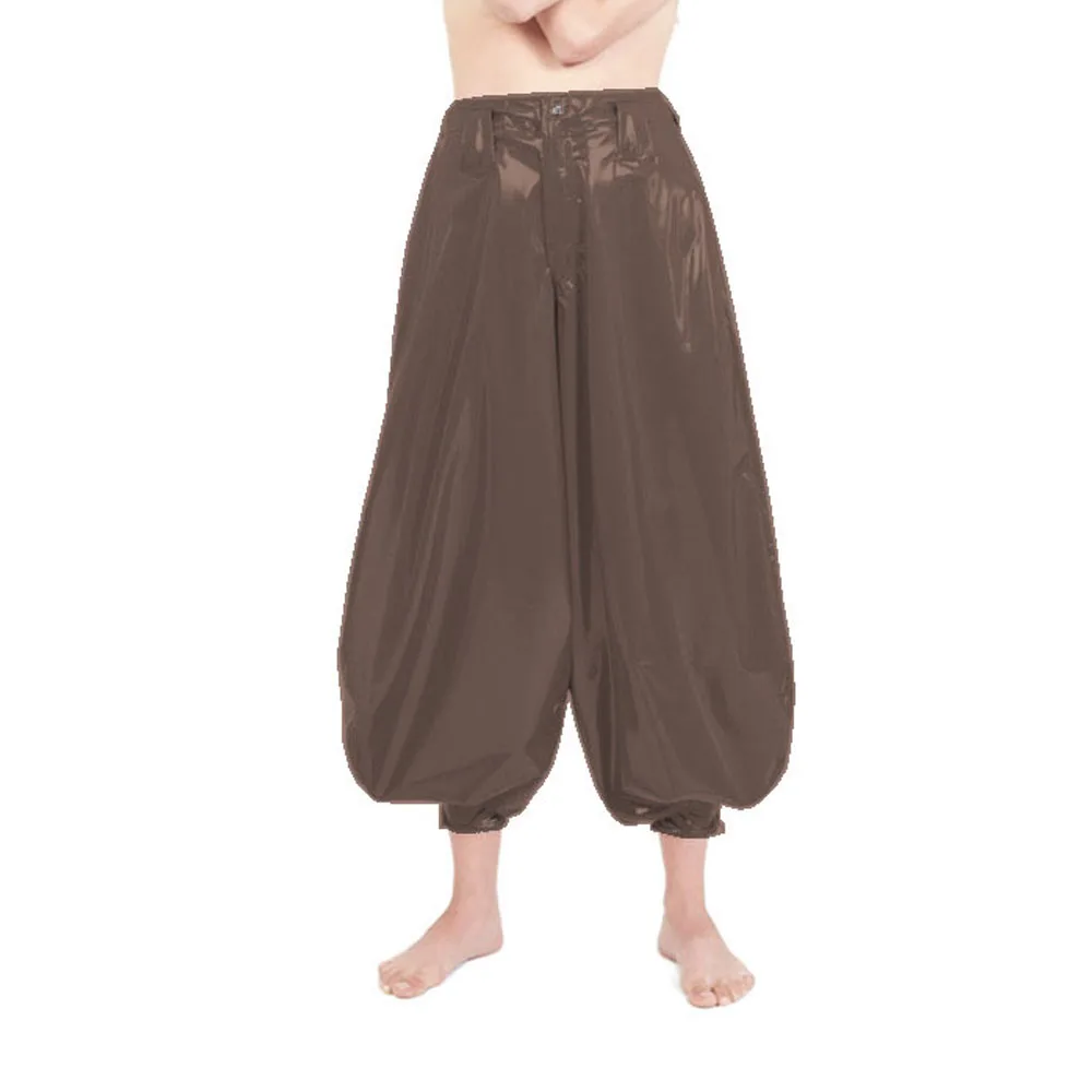 Punk High Waist PVC Harem Pants, Shiny Leather, Club Party Lantern Pants, Streetwear, Classic Tobi Pants, Dance Bloomers, 7XL