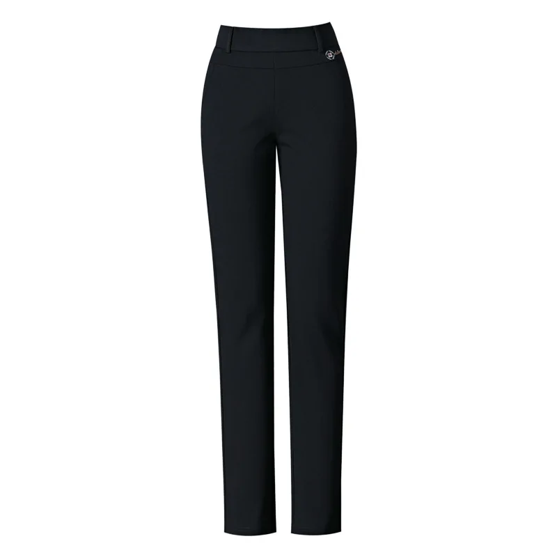 2026 New Women's Black Stretch Suit Pants, Fashion Purple Slim Trousers Green Brown Pantalones 27-34