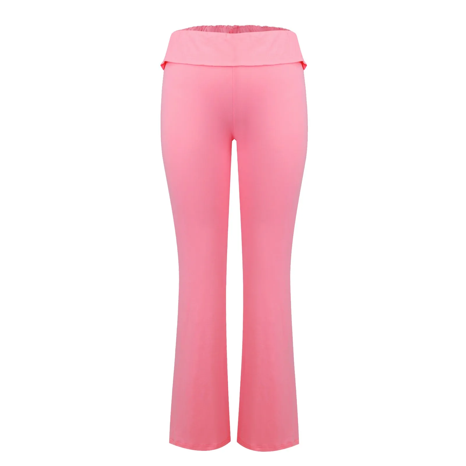 Women Flare Leggings High Waist Wide Leg Yoga Pants Seamless Fitness Workout Tights Gym Sports Trousers Casual Slimming Clothing