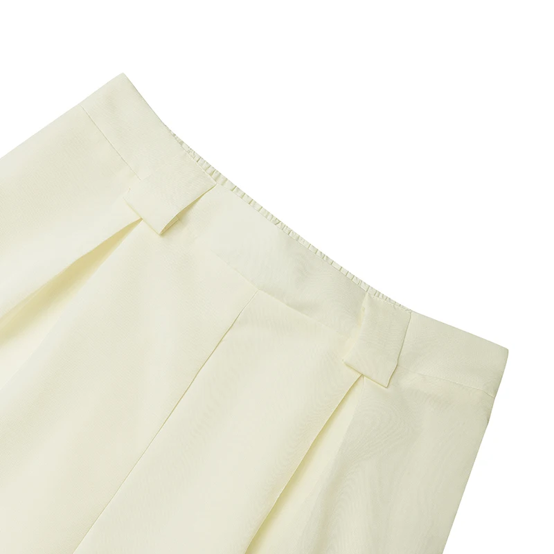 2025 ZANZEA Fashion Women Trousers Autumn High Waist Office Work Pant Elegant Wide Leg Pantalon Solid Pleated Palazzo Streetwear