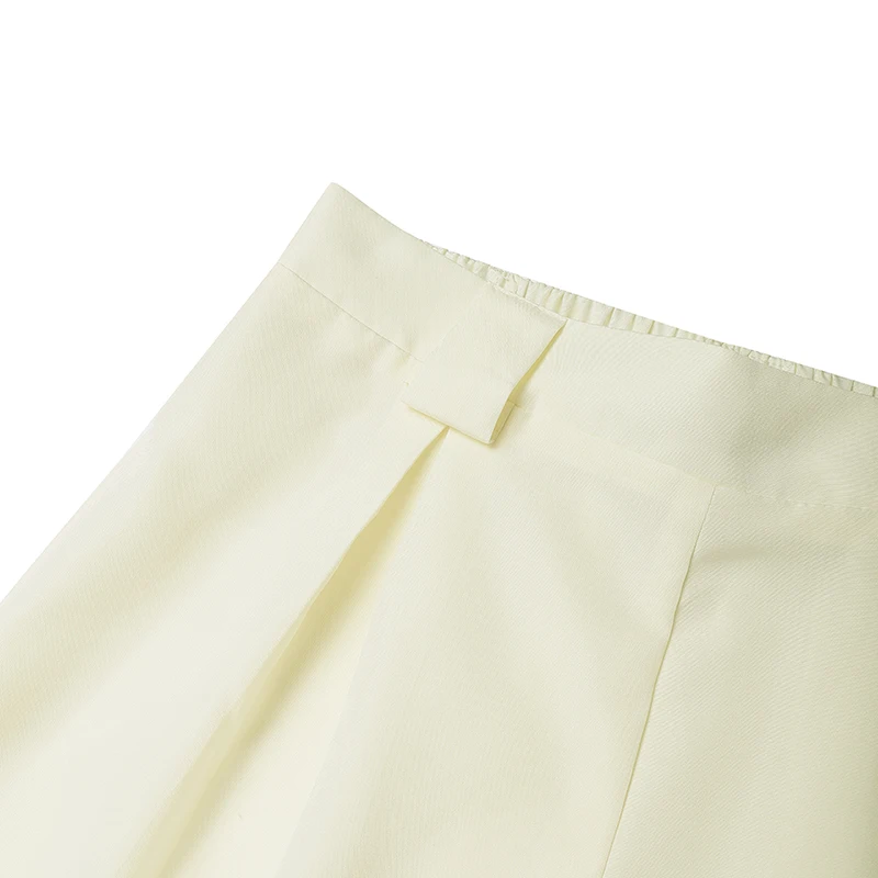 2025 ZANZEA Fashion Women Trousers Autumn High Waist Office Work Pant Elegant Wide Leg Pantalon Solid Pleated Palazzo Streetwear