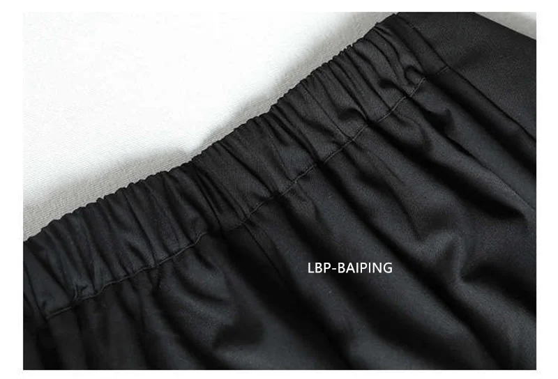 Fashion Korean New Autumn Irregular False Two-piece Skirt Pants Women Wide-leg Pant Ladies Elastic Waist Straps Casual Pant Lady