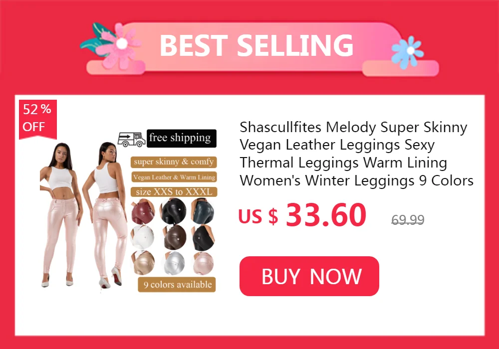 Shascullfites Melody High Waist Faux Pu Leather Pants Scrunch Bum Leather Leggings with Zipper Ring Wet Look Night Club Wear