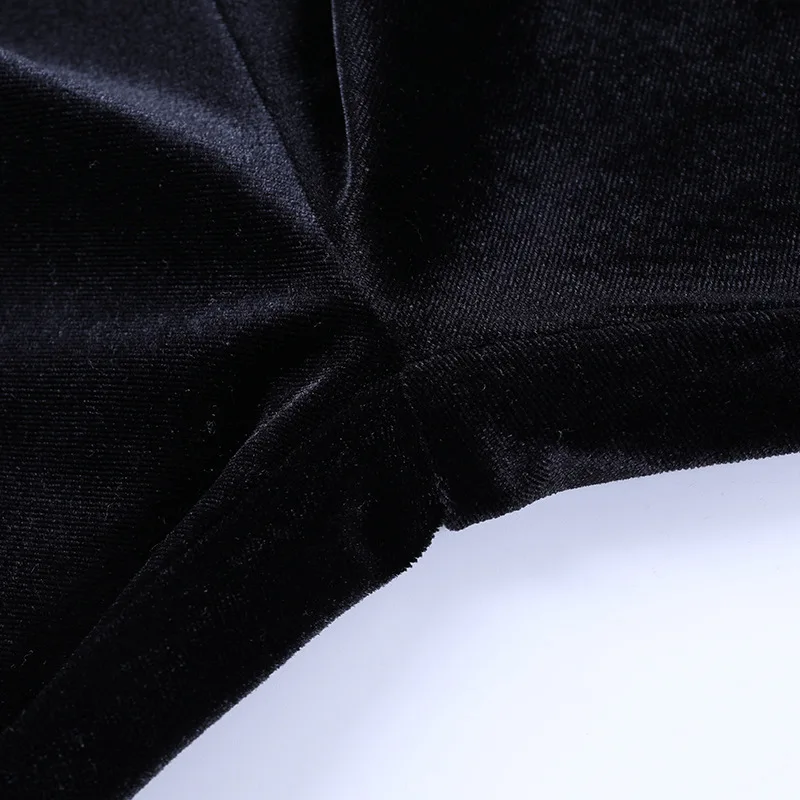 AltGoth Harajuku Punk Gothic Flare Pants Women Grunge Street Vintage Mall Goth Lace Patchwork Hollow Out Dark Black Velvet Pants