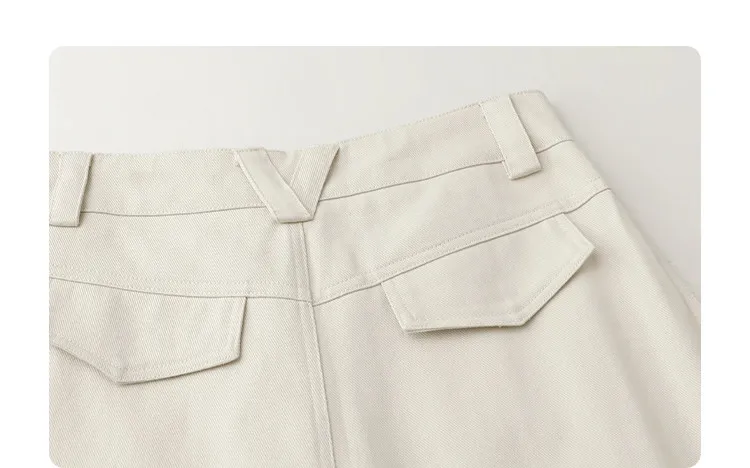 CHIC VEN Fashion Women Pants Solid Loose Casual High Waisted Ladies Wide Leg Trousers Cotton Spring Summer 2026