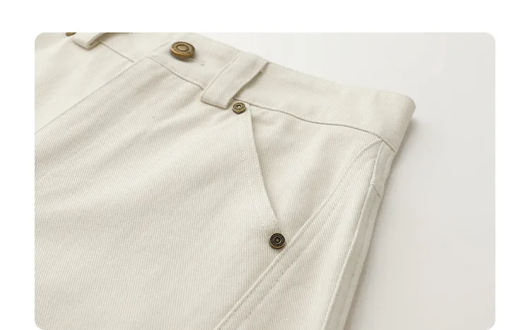 CHIC VEN Fashion Women Pants Solid Loose Casual High Waisted Ladies Wide Leg Trousers Cotton Spring Summer 2026