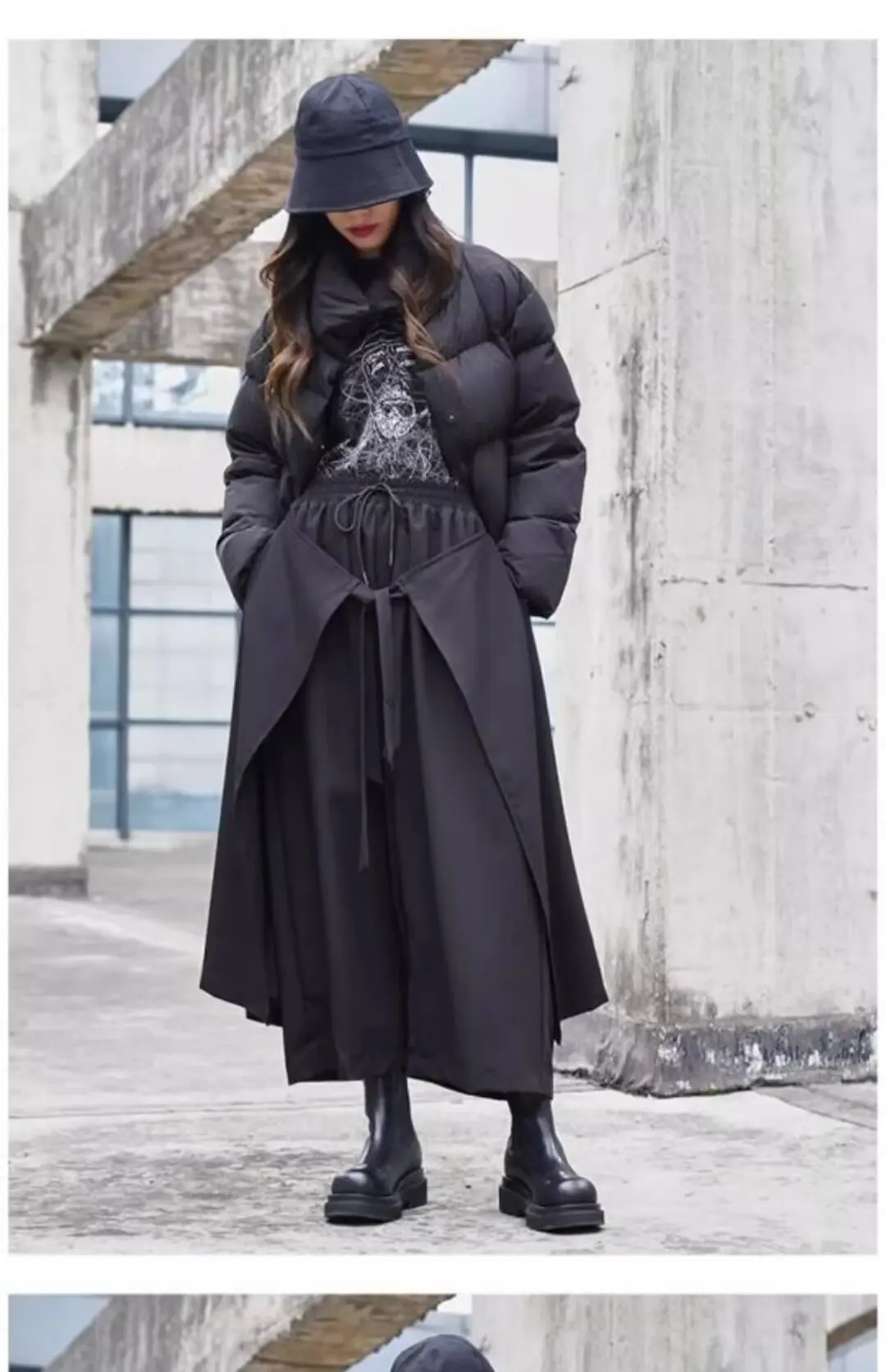 Japanese Y2k Black Hakama Pants for Women Stylish Wide-Leg Skirt Pants Baggy Casual Streetwear Party Chic Teenager Clothing