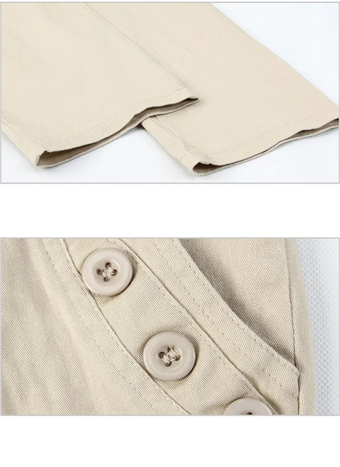 White Women's Trousers 5XL Spring Summer Autumn Female Stretch Waist Cotton Straight pants Middle aged lady Solid Casual Pants