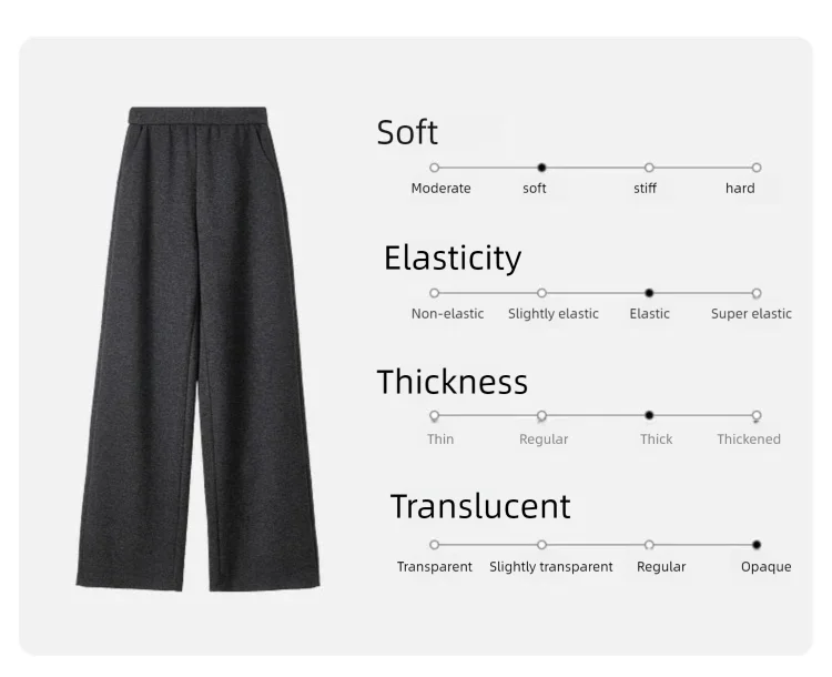 SENTUBILA Casual Straight Wool Pant Women Thick Warm High Waist Knitted Sweatpant Winter Trousers 2024 Woman Clothes 144K56338