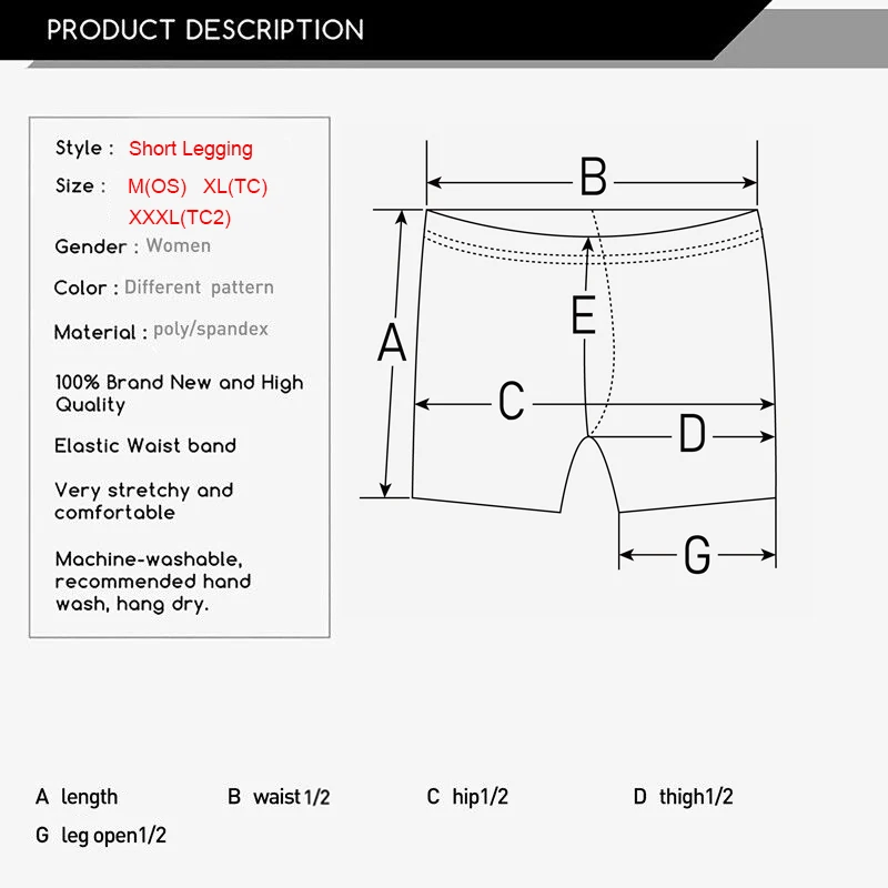 LETSFIND Fashion Sexy Women High Waist Elastic Short Pants Pink Lips Print Women Polyester Casual Leggings