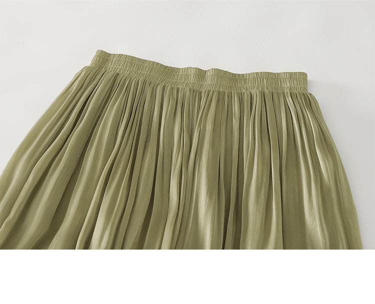 Summer Flowy Gauze Wide Leg Pants Women High Waist Loose Palazzo Trousers Elegant Ankle-Length Draped Pants Soft