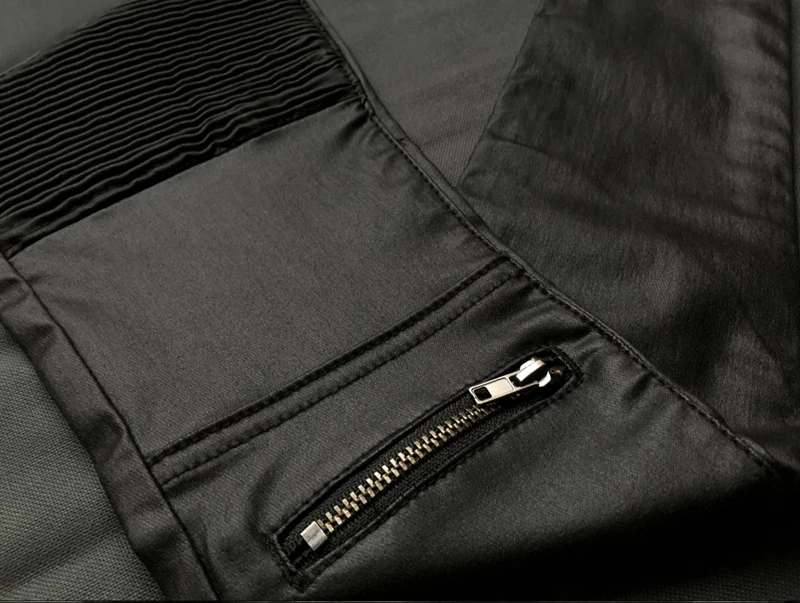 2026 winter Sexy Women Pu Leather Black Pants Zipper Stretch Bodycon Ruched Patchwork punk clothes Women Pencil Long Pants White