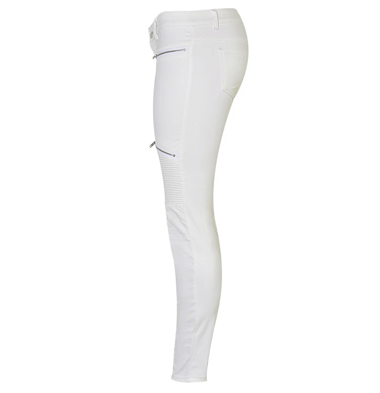 2026 winter Sexy Women Pu Leather Black Pants Zipper Stretch Bodycon Ruched Patchwork punk clothes Women Pencil Long Pants White