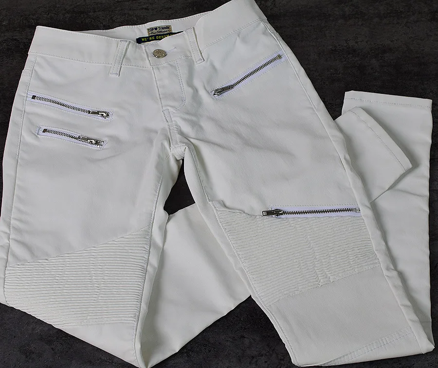 2026 winter Sexy Women Pu Leather Black Pants Zipper Stretch Bodycon Ruched Patchwork punk clothes Women Pencil Long Pants White