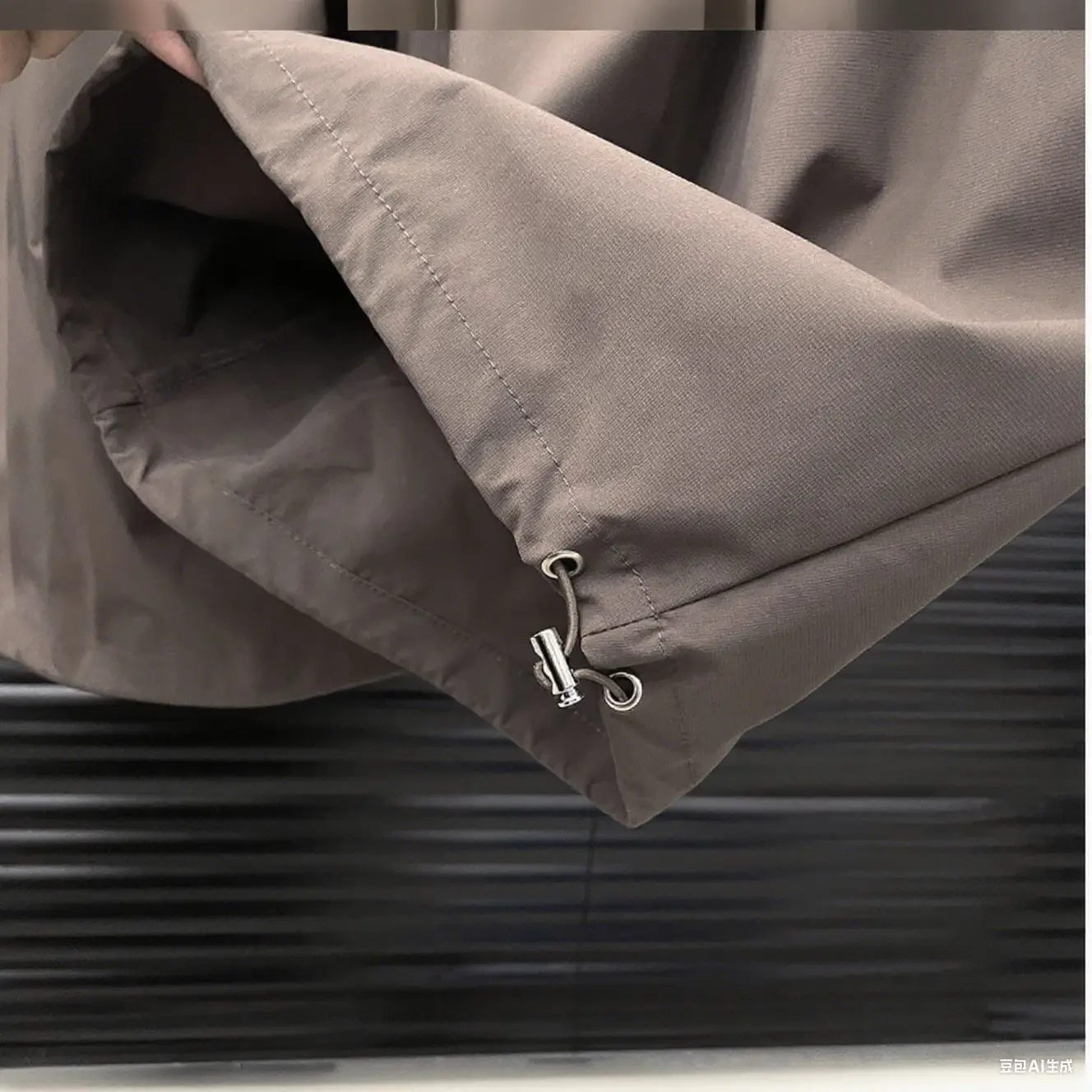SuperAen Korean Style 2025 Summer New Design Women's Spliced Waist Folds Casual Pants Fashion Loose Long Wide-leg Pants