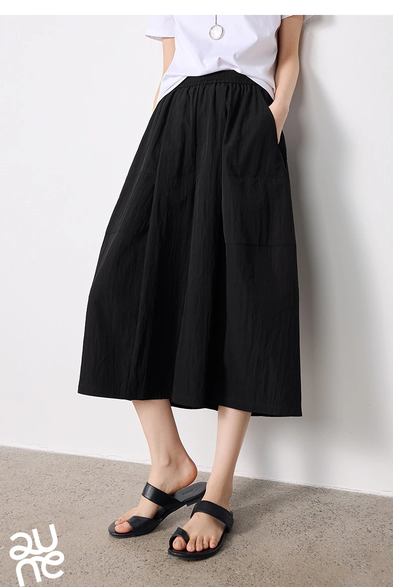 TOYOUTH Women Slight Wrinkle Textured Casual Pants 2026 Summer New Lavender Purple Split Oversized Wide Leg Cropped Pants