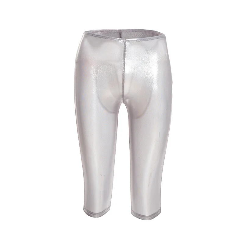 Joskaa Sexy See Through Shorts Women's Hipster Skin Tight Stretchy Capri Trousers Coquette Midnight Party Club Female Bottoms