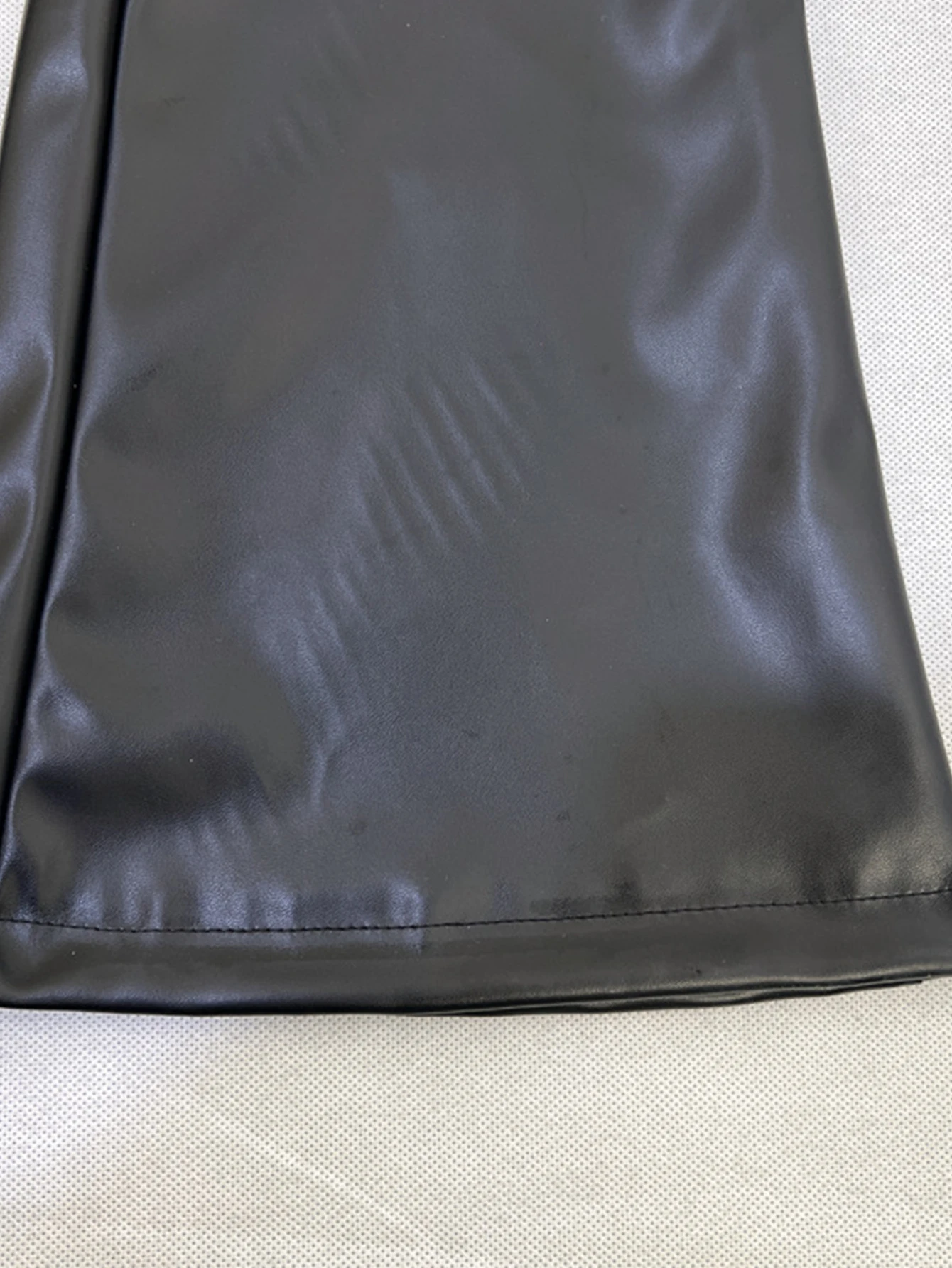 Sexy y2k clothes black PU leather pants women casual fashion streetwear gothic high waist flare leggings trousers womens pants