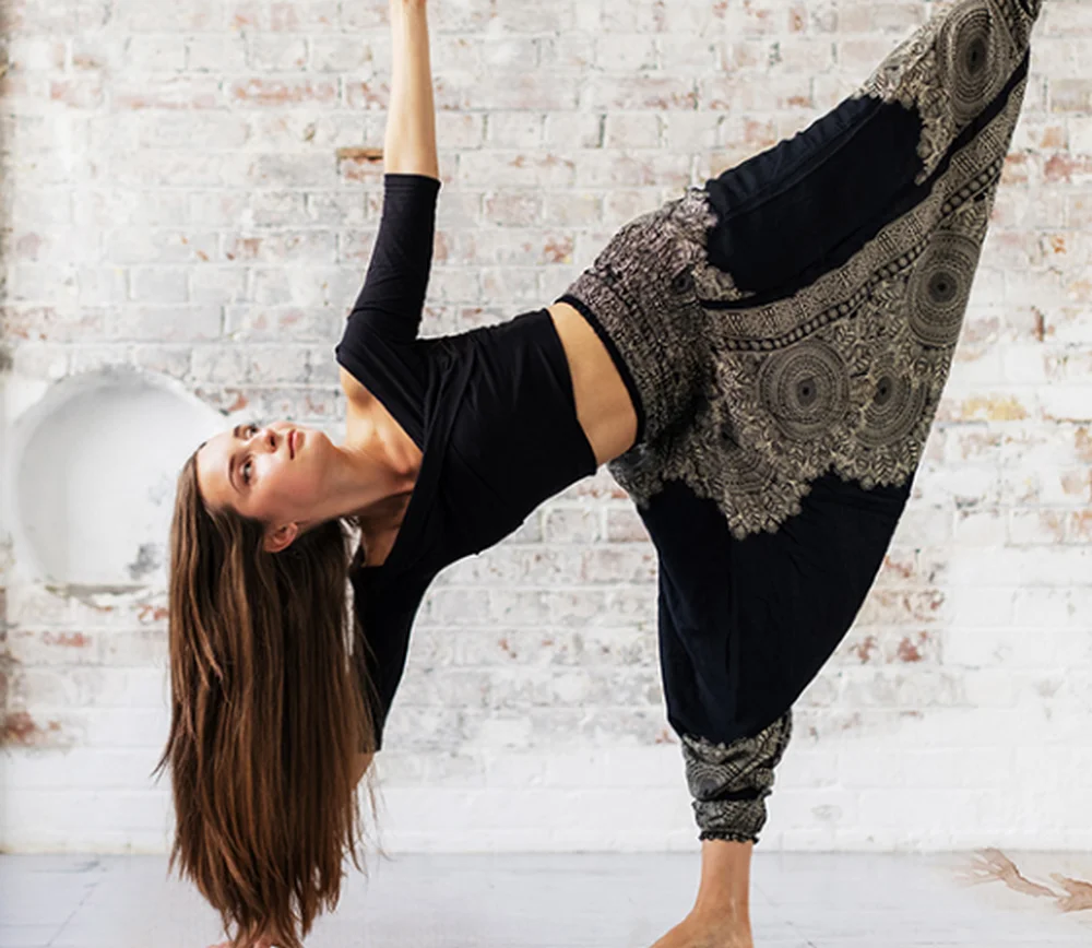 Boho Palazzo Pants Wide Leg Yoga Leggings Big and Plus Size Harem Pants Jumpsuit Hippie Clothes
