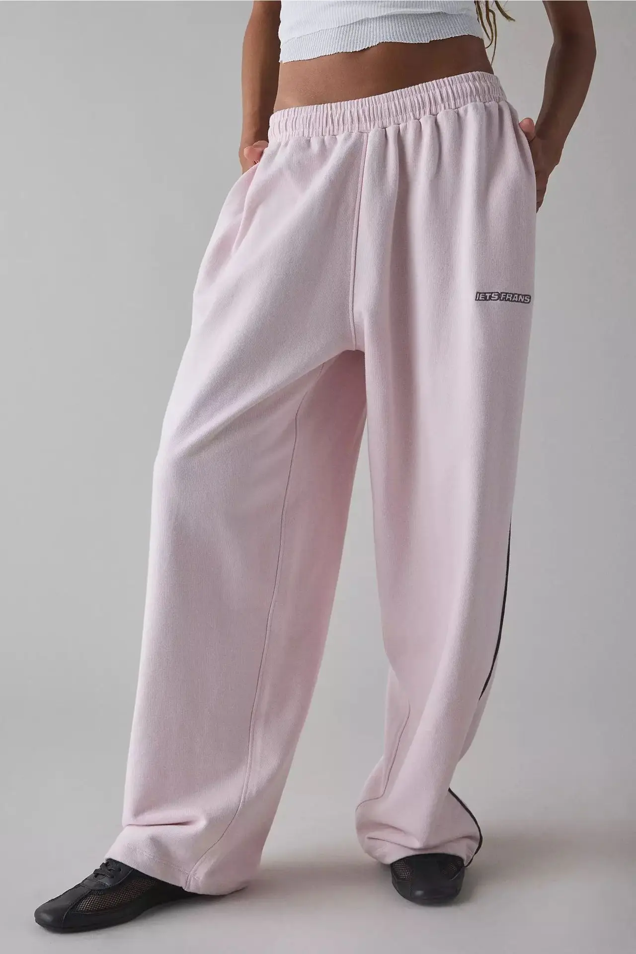 Autumn Street Sweatpants Y2K Aesthetic Slacks Stripes Fashion Personalized Letters Embroidered Casual Wide Leg Pants Trousers