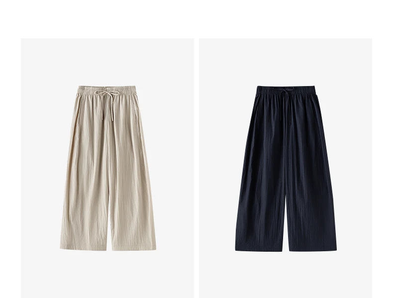 TOYOUTH Women Versatile Balloon Pants 2026 Spring New Wrinkle-Resistant Loose Wide-Leg Casual Trousers