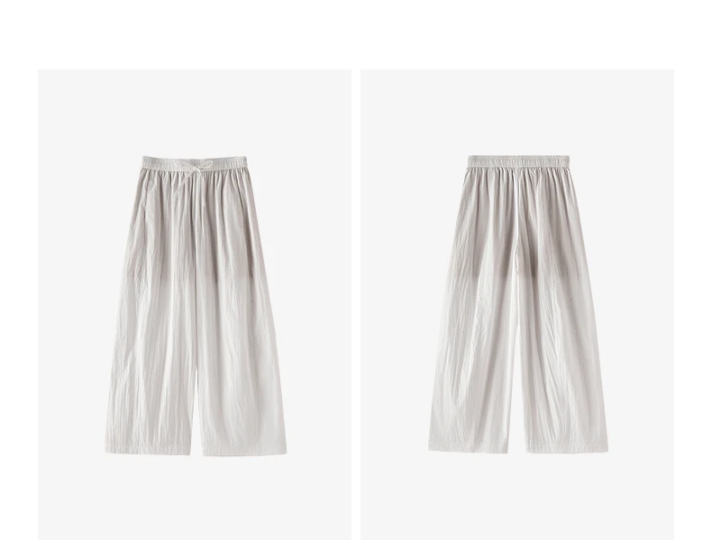 TOYOUTH Women Versatile Balloon Pants 2026 Spring New Wrinkle-Resistant Loose Wide-Leg Casual Trousers