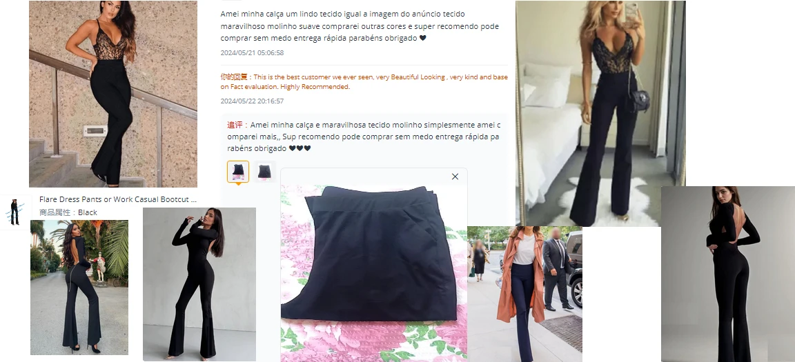 Flare Dress Pants for Women Work Casual Office Tummy Control Business Casual 4 Way Stretch Pants Work Casual Bell Bottom