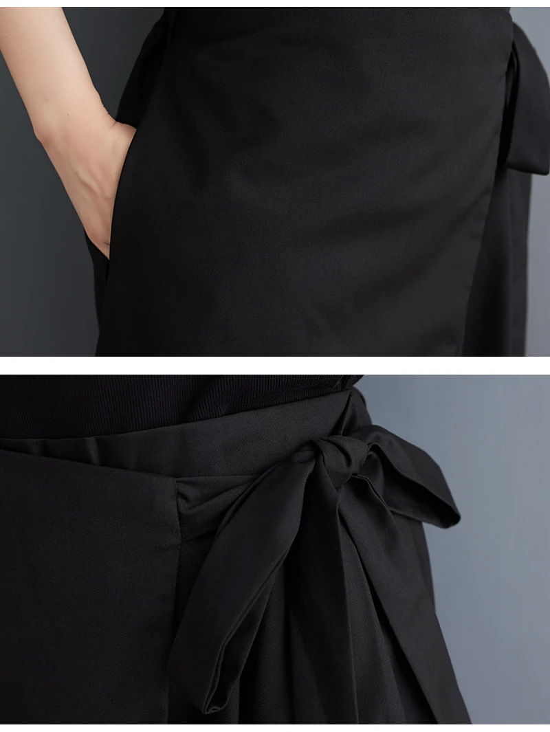 Black Vintage High Elastic Waist Wide Leg Pants Women Spring Autumn New Casual Loose Pleated Trousers Fashion Streetwear 2026